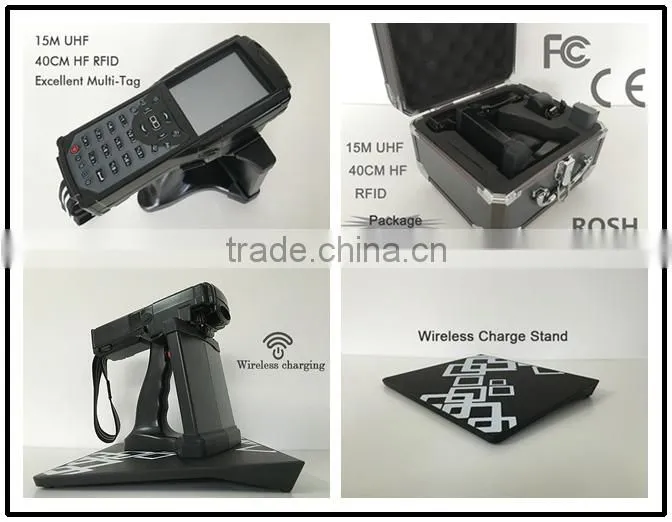 uhf waterproof handheld reader with handle wifi sdk