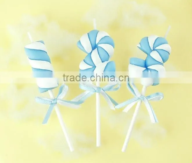digit figure birthday colored number candle