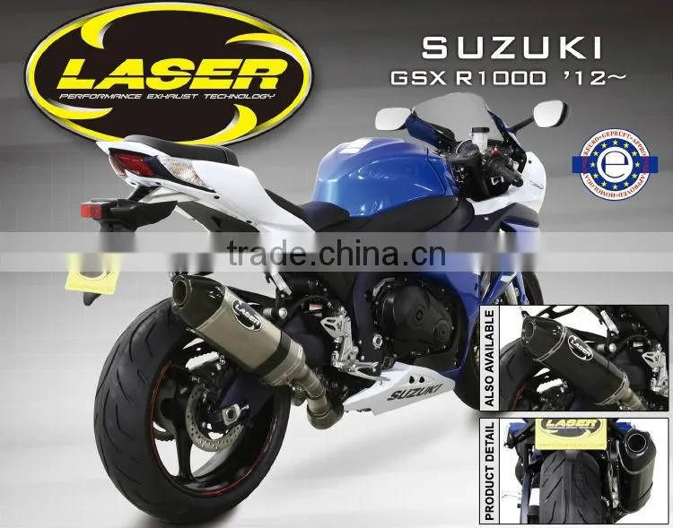 For SUZUKI GSX-R1000 2012- SM Motorcycle Exhaust Pipe LASER HotCam2 DS slip-on muffler