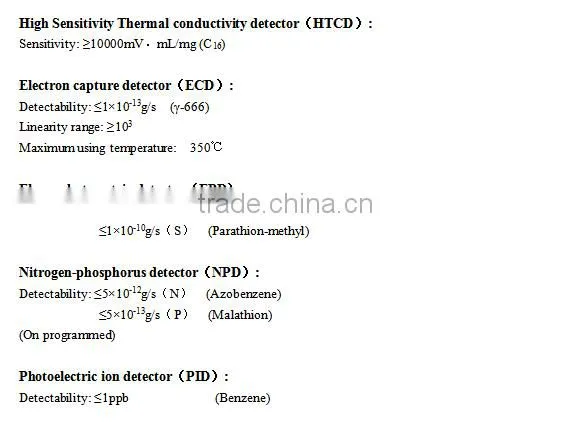 Cheap Gas Chromatograph (GC) with Double FID
