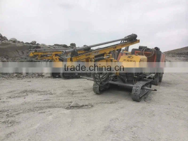 hydralic crawler mining rock drilling rig CTQ-G140YF