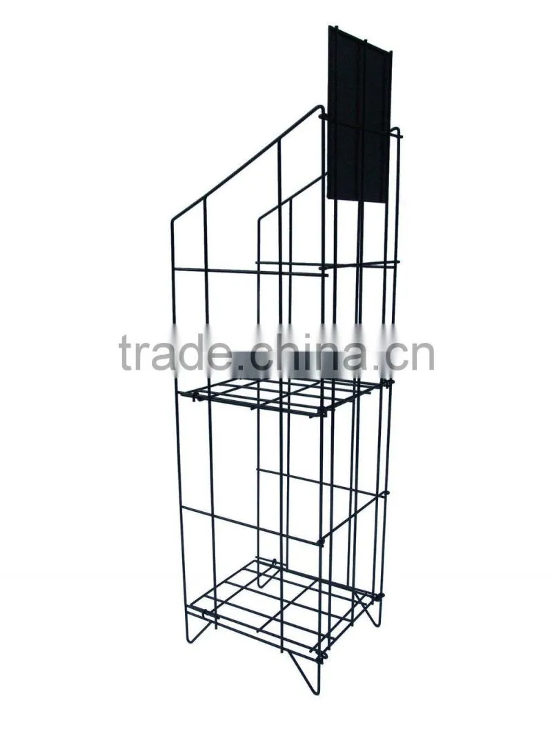 6 pack literature Holder Display Stand
