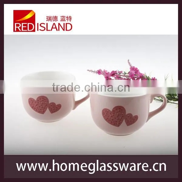 glass works supply short coffee mug ceramic mug