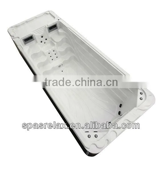 High quality Swimming Spa Pools Swim Pools with LED light and Pop-Up TV
