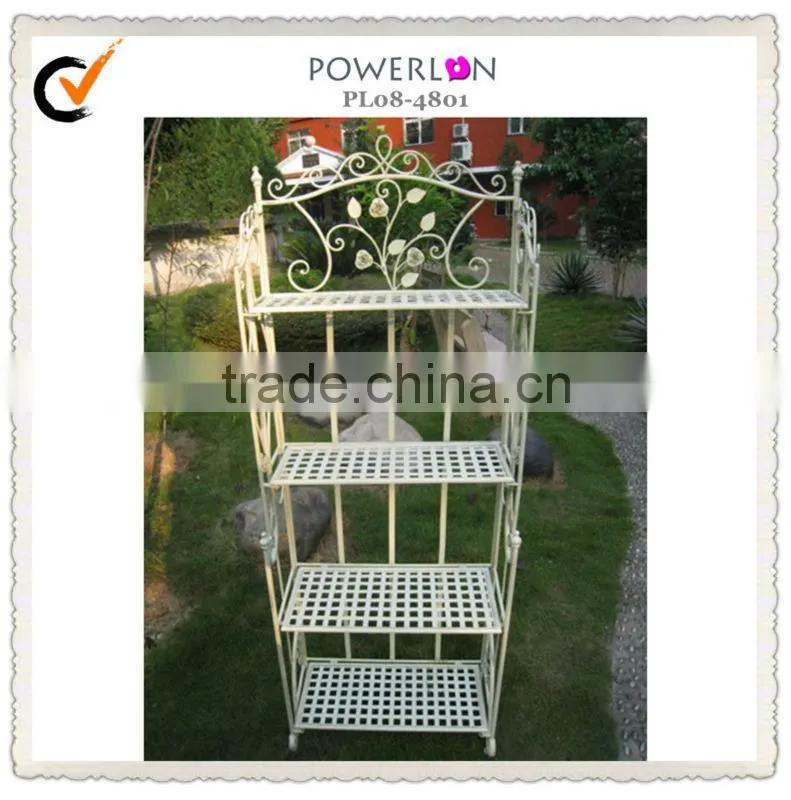 Retro Antirust metal Gondola Shelf Display Shelf