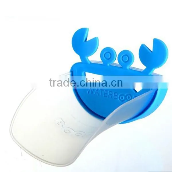 Hot! New design practical kids silicone water sink strain / silicone chute