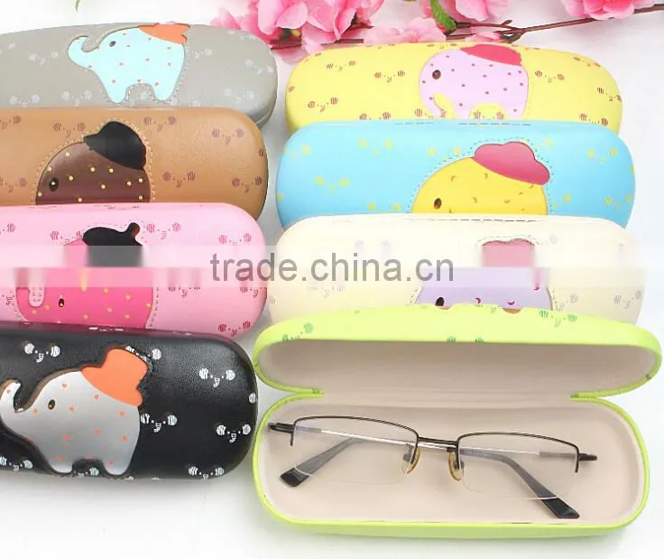 Supply fashion cute baby elephant Glasses case