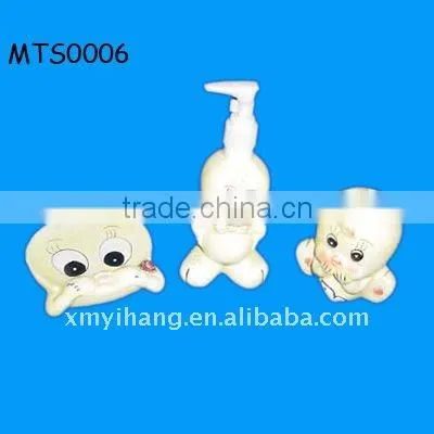 ceramic kids corn toothbrush stand