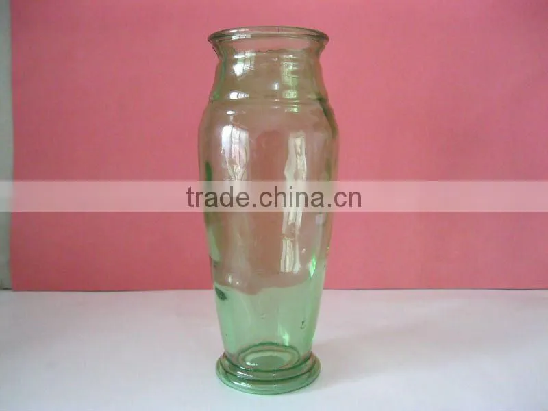 colourful glass vase for flower