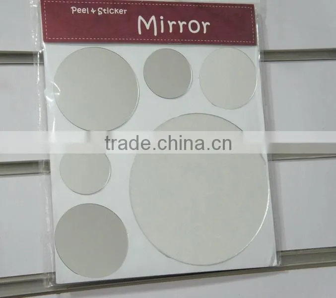 Round Circle Adhesive Decor Wall Mirror Sticker