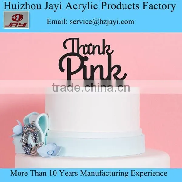 Cheap Birthday Cake Topper - Happy 60th - Acrylic Cake Topper