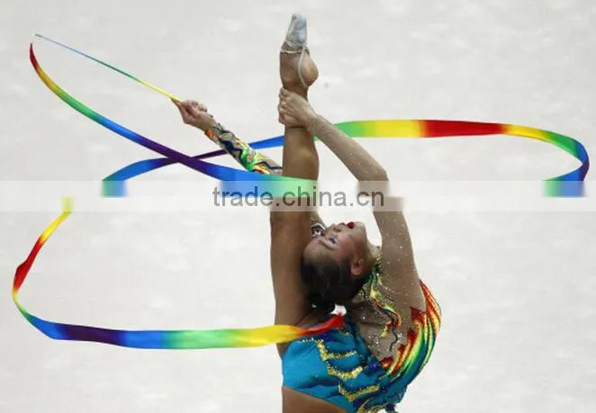 Children gymnastics Dancing ribbon 16colors