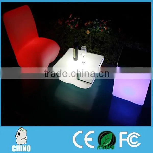 Lounge Bar Chair with Rechargeble Led Light