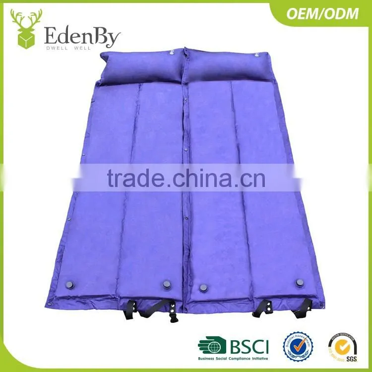 Roll up self-Inflating tent floor foam exercise camping sleeping mat