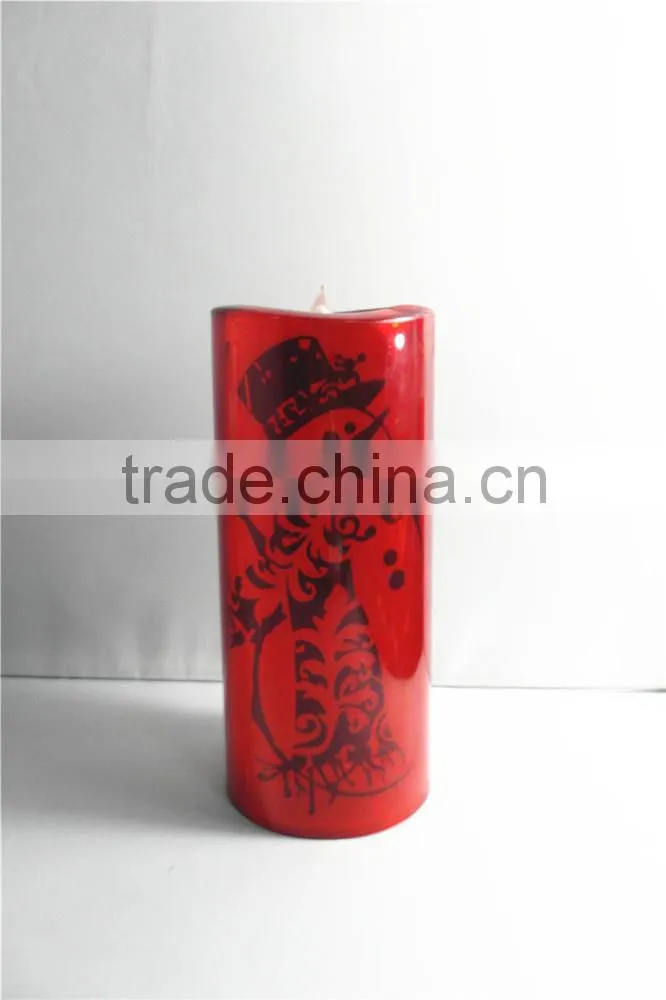 led pillar vintage candles