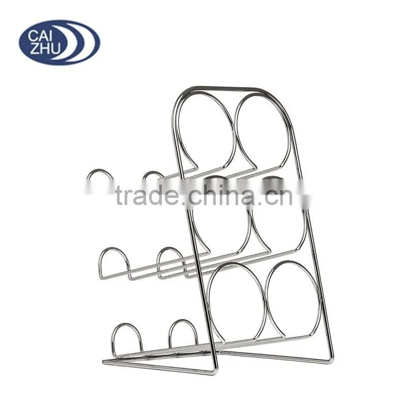 12 Bottle Wine Rack Holder Storage Shelf Sand for Metal Kitchen Decoration