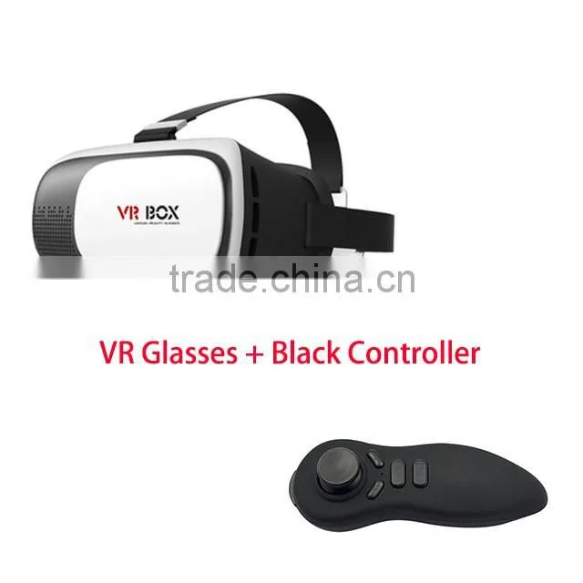 3D VR Box Headset for 3D Video Watching / Virtual Reality Glasses 4.5 - 6 inch with Controller Available
