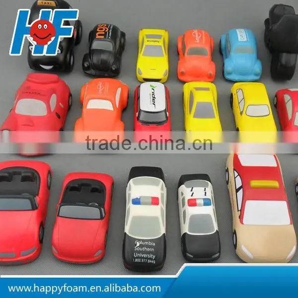 pu foam ball mini car toy promotional gifts custom design