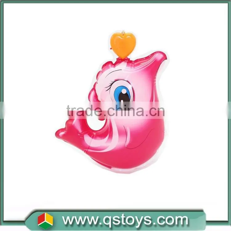 Popular funny kids toys nylon Inflatable dolphin