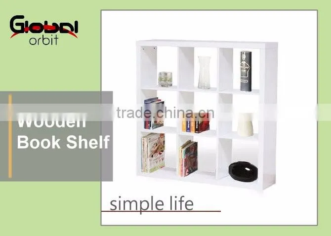 New style children furniture wood bookcases design book shelf for kids