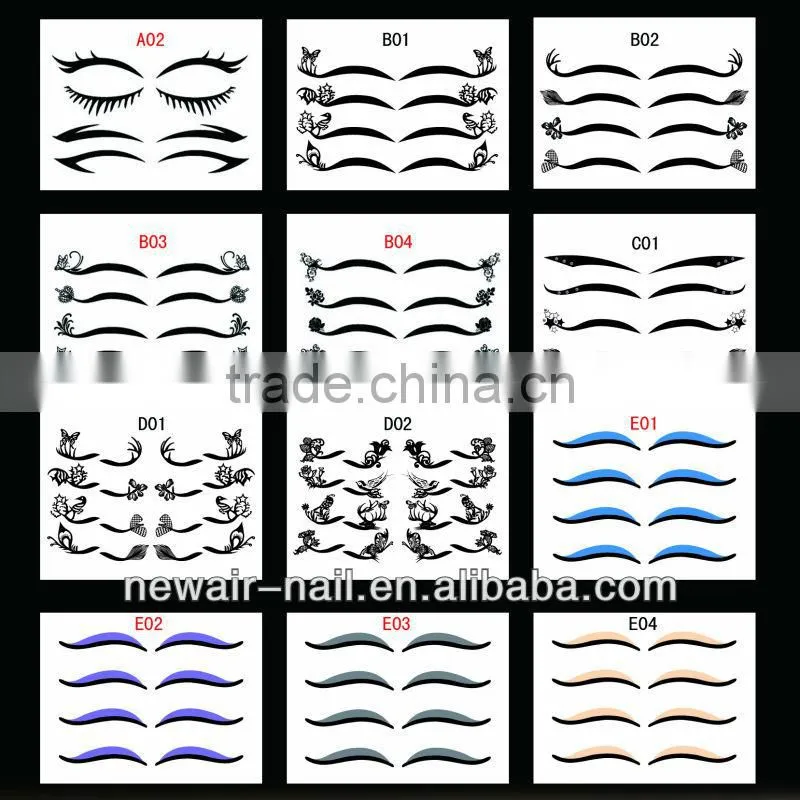 Joyme Color Decoration Eyeliner Sticker