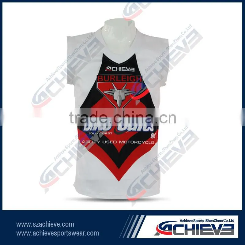 100% polyester custom team rugby jersey wear for youth