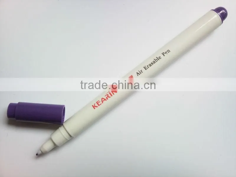 Kearing High Quality 15.8 cm Length Air Erasable Fabric Marking Pen1.0mm and 0.5mm Dual Tips #AV1005
