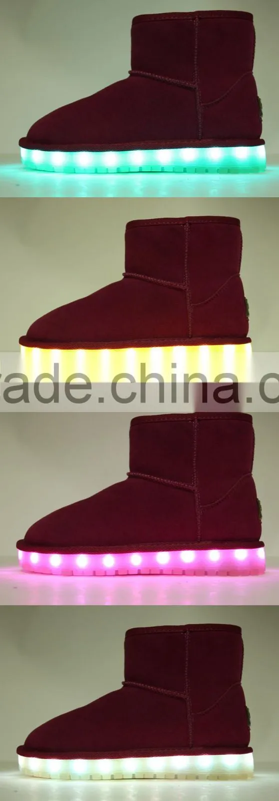 HFR-TS-12-3 New style shiny shoelaces nylon round ankle boots