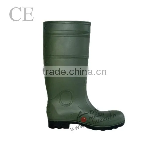 popular yellow/black fishmen PVC safety boot CE