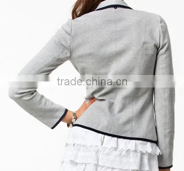 2016 new arrival fashion women top slim latest design small elegant blazer fashion blazer causal suit