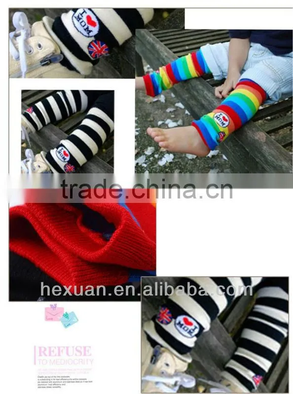 I love Mom & Dad hand warmers /legging warmer/Baby Leg Warmers Leggings