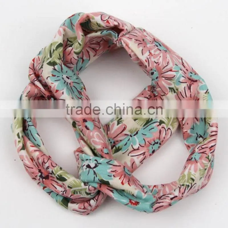 Fashion Women's Printed Headbands,Cotton Headbands