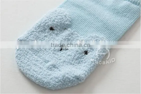 cute baby cotton socks, silicone print baby socks