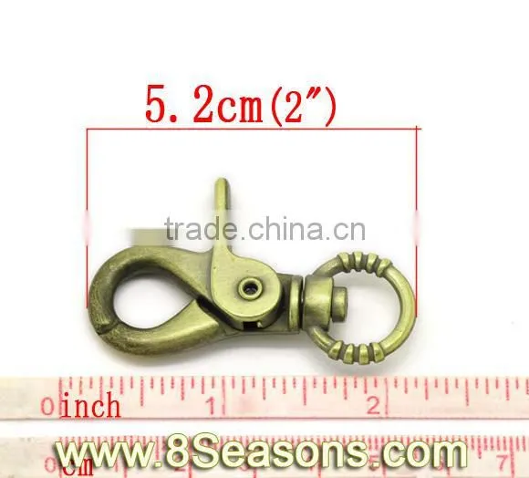 Antique Bronze Lobster Swivel Clasps for Key Rings ,Hottest