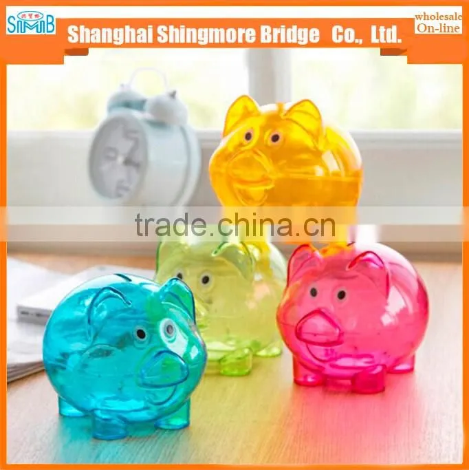 cheap wholesale high quality plastic piggy bank for saving money