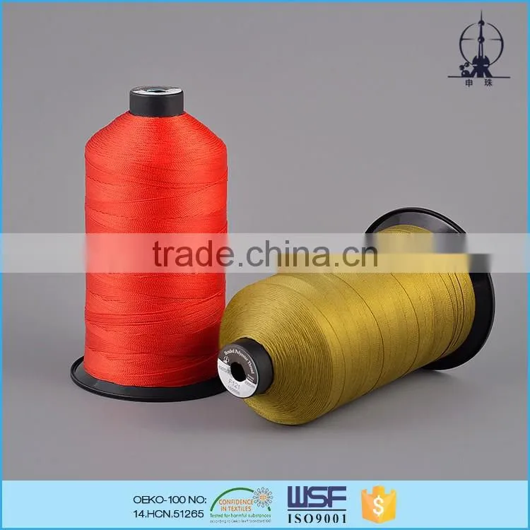 Wholesale high strengh polyester bag sewing thread 420D/3