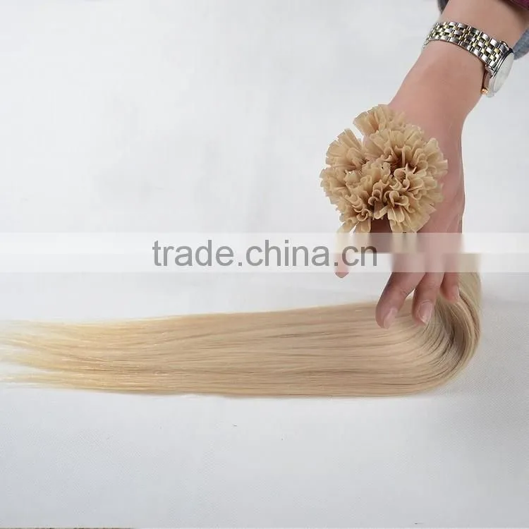 2017 wholesale high quality nail tip hair extensions