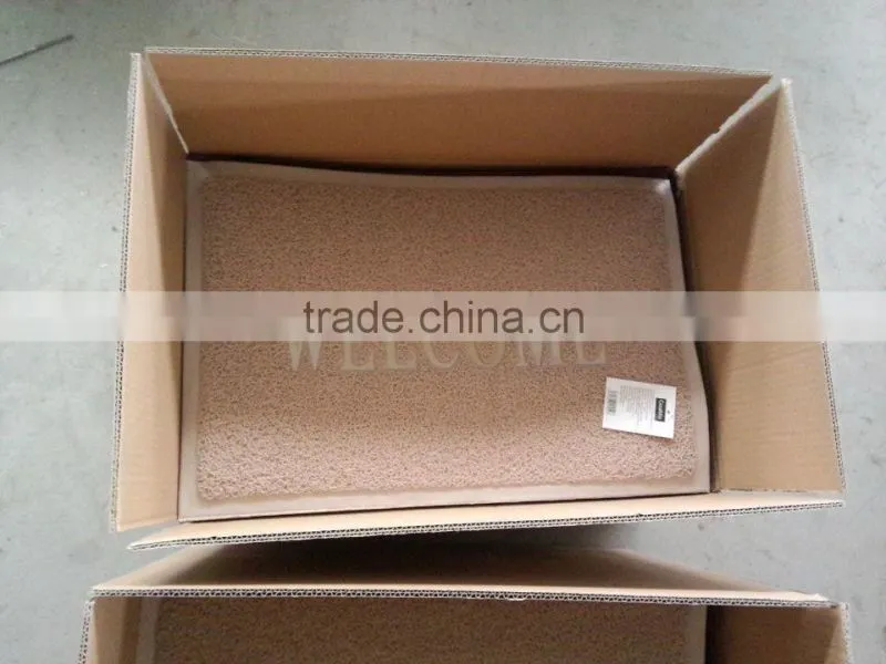 Good quality Waterproof custom logo pvc coil plastic floor carpet price