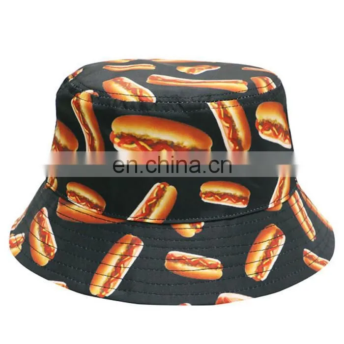 Plastic fishing bucket hat cap beige black green navy whit