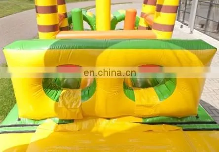 HI Professional factory top grade inflatable obstacles castle giant tunnel inflatable obstacle course
