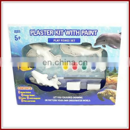 hot education toy kids plaster paint set