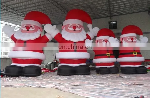 Guangzhou manufacture Santa Claus mascot christmas inflatable