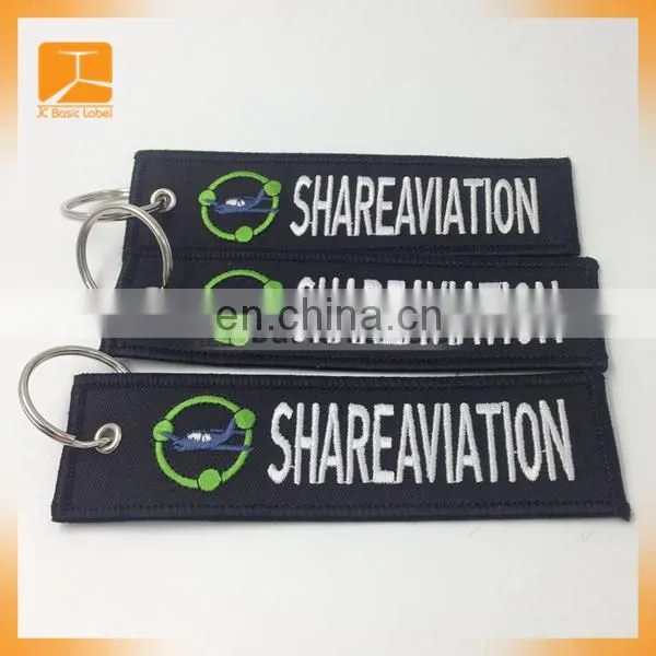 Custom Patches embroidery custom key chain with logo