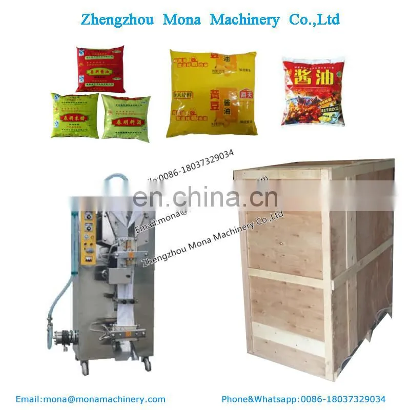Automatic yogurt / milk / soy sauce packets packing machine weighing and sealing machine