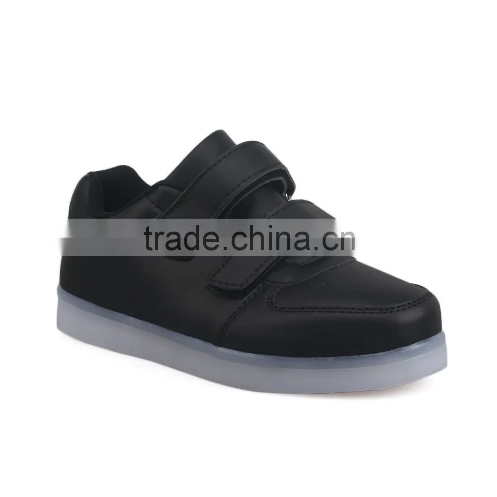 2016 New Arrival kids/children USB charging LED flashing light shoes sneaker