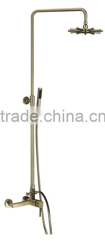 Bathroom Accessories Shower Faucet Brass Rain Bath Shower Set