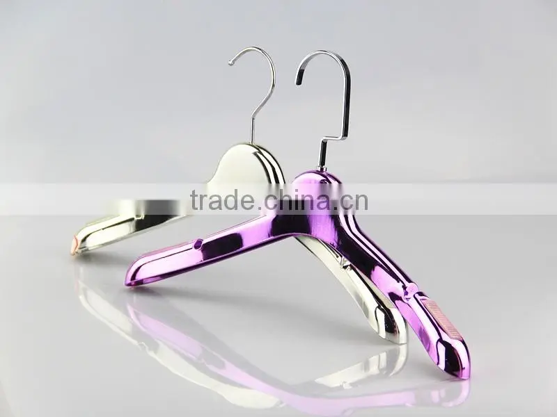 IMY-352 silver plating high grade hanger for wholesale plastic non-slip hanger
