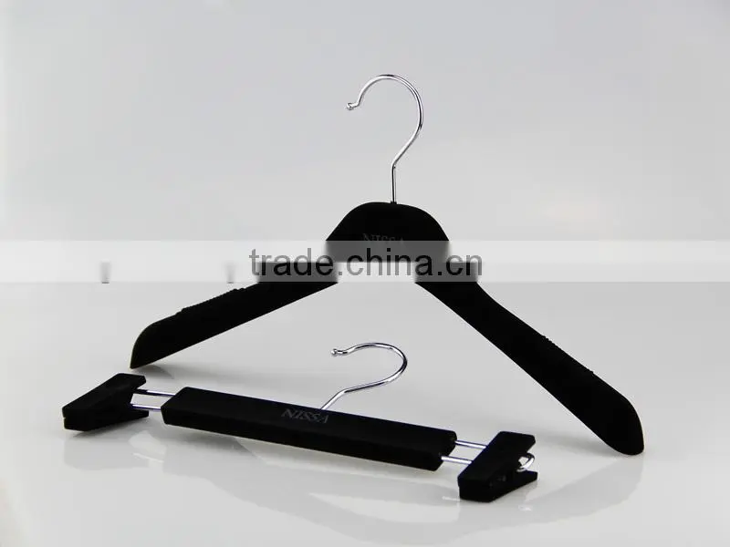 Full sets of velvet hanger velvet flocked hanger for coat shirts and pants