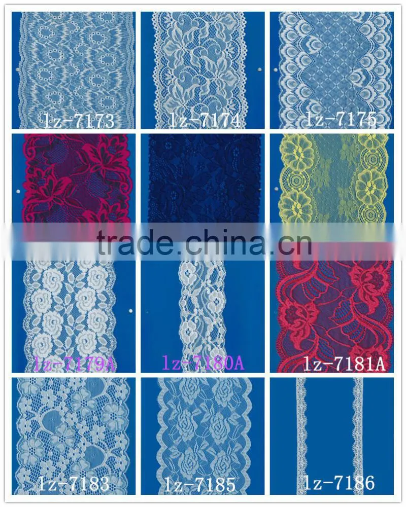 Lace Fabric For Garments, eyelash lace Designs Nylon Lace FabricLZ-6032