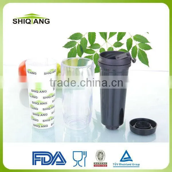 350ml DIY promotion leakproof thermal mug with paper inserted